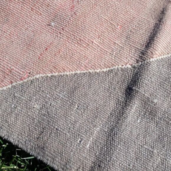 Vintage Handknotted Turkish Ombre Wool Rug - Picture 6 of 6